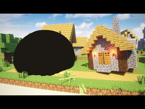 Black Hole vs Minecraft Village #2 | Teardown