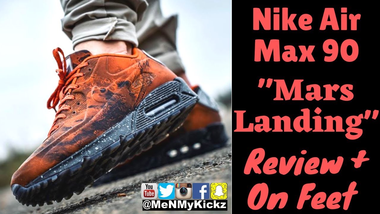 factor leyendo hidrógeno Nike Air Max 90 "Mars Landing" Review + On Foot · On Feet With 3M Look ·  Sizing Guide + Fit - YouTube