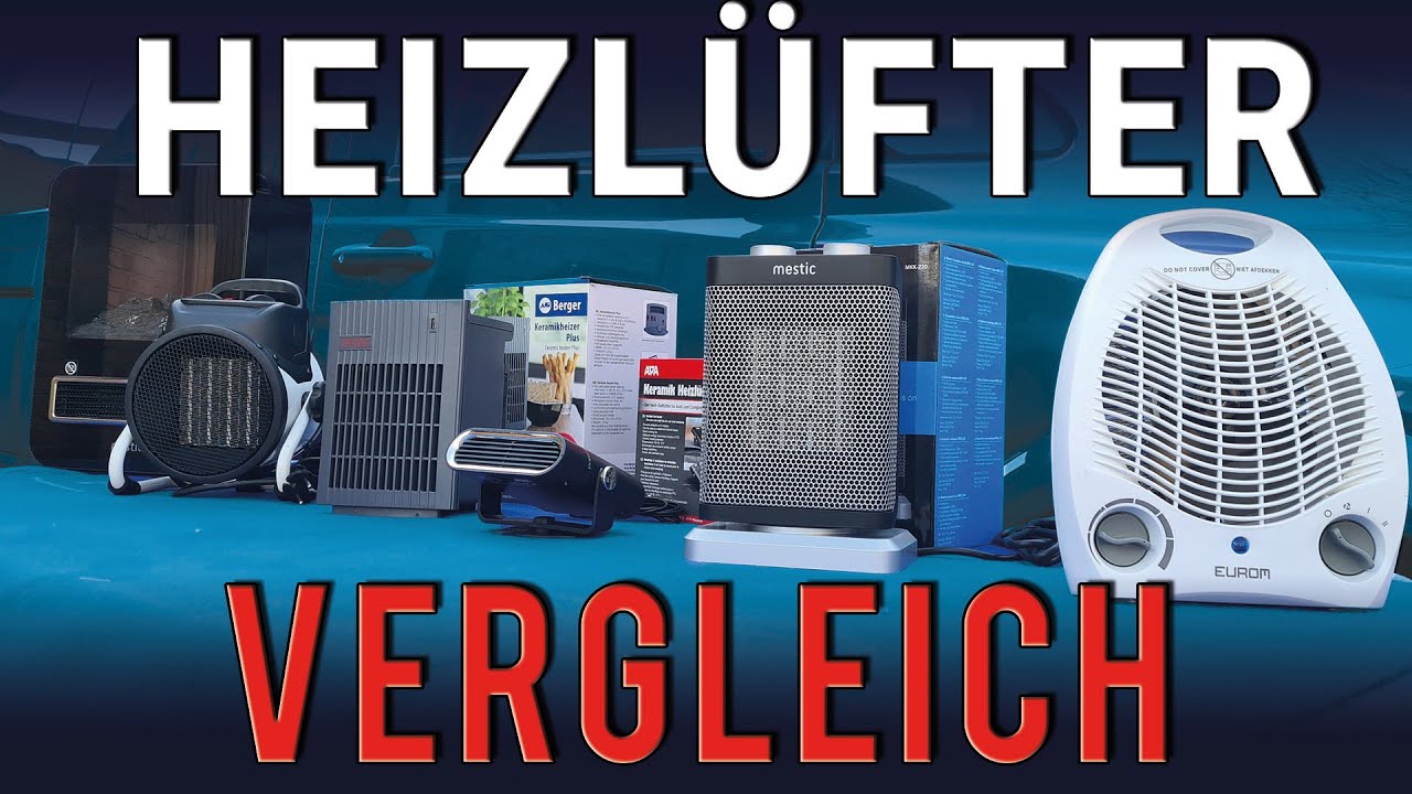 Welcher Heizlfter fr den CamperVan? Vergleichstest & Bedienung von  Camping Heizungen