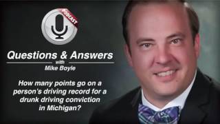 Michigan DUI and Driving Record Points - Michigan Criminal Lawyer
