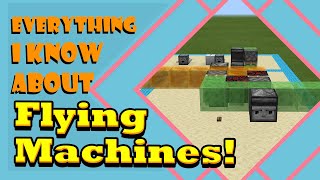 Everything I Know About Flying Machines!  Minecraft Bedrock | MCPE