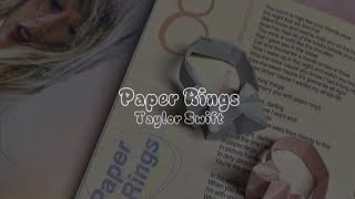 Paper Rings - Taylor Swift (TRADUÇÃO PT-BR)