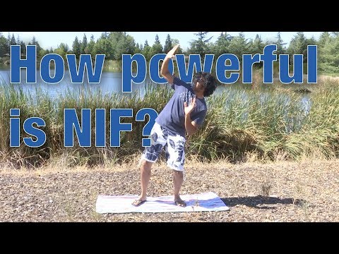 How powerful is the NIF laser?