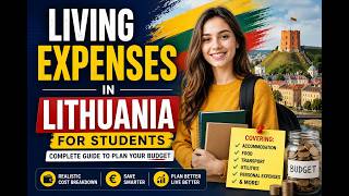 Lithuania Monthly expenses for students | living and food cost | Lithuania