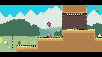 Dadish 2 ( World 2 - Level 15) + Star Walkthrough - Herbejo Meadow