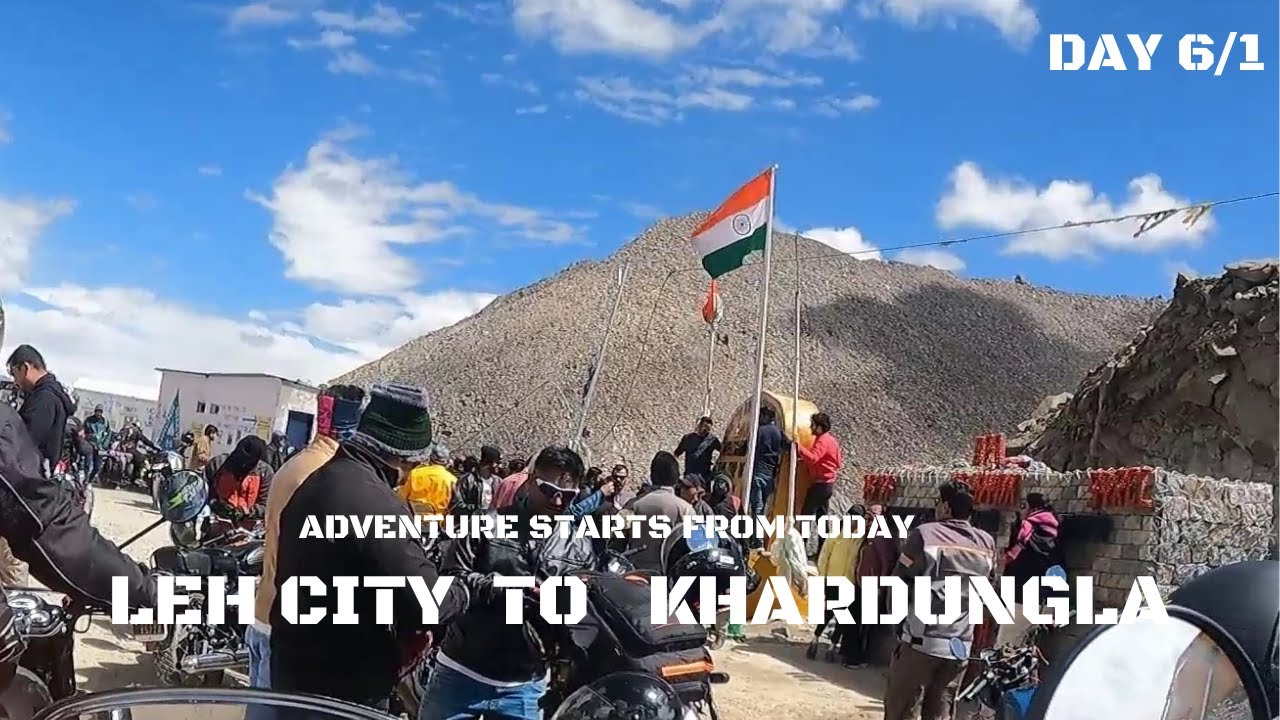 Adventure Starts from Today. Jaipur to Ladakh Ride 2022. Day6/1 Leh to