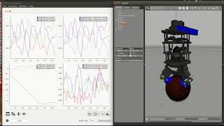 Ballbot Gazebo Simulation (Omni Wheeled Robot) ROS