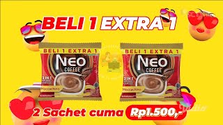 IKLAN NEO COFFEE KEMASAN BARU BELI 1 EXTRA 1 • 15s (2022)