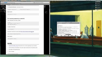 Enable PHP for Apache - Snow Leopard
