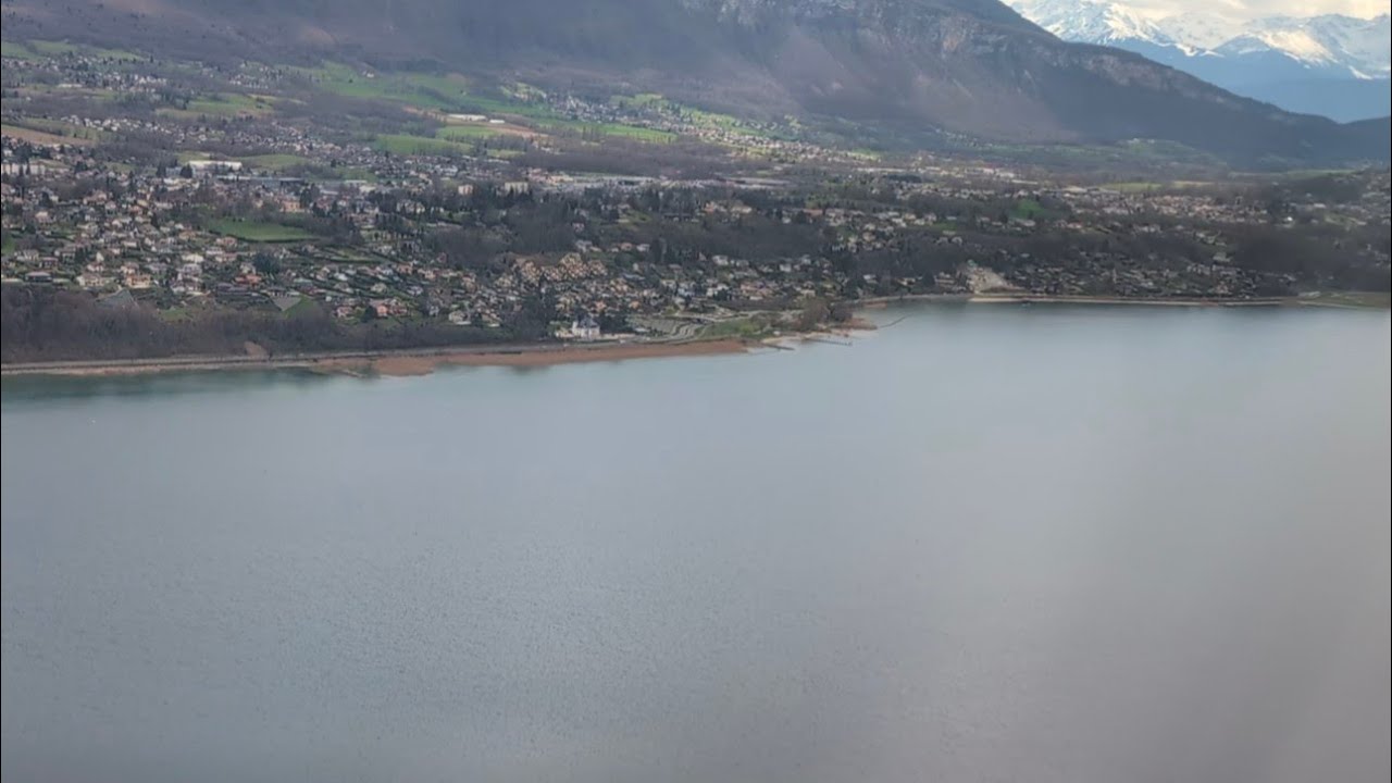 Landing at Chambery Airport