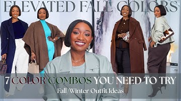 7 Color Combinations You NEED to Try This Season | Elevated Fall & Winter Outfit Ideas