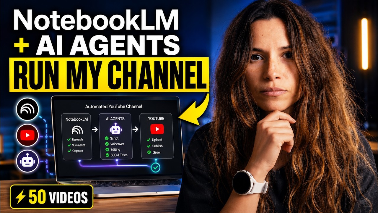 NotebookLM + AI Agents Run My Whole YouTube Channel — Here's the Setup