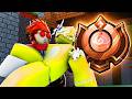 I Carried a Noob To His DREAM Rank! (Roblox Bedwars)