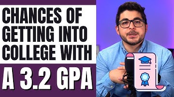 Chances of getting into college with a 3.2 GPA