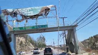 Outskirts Of Tijujana Mexico, Driving Towards Rosarito