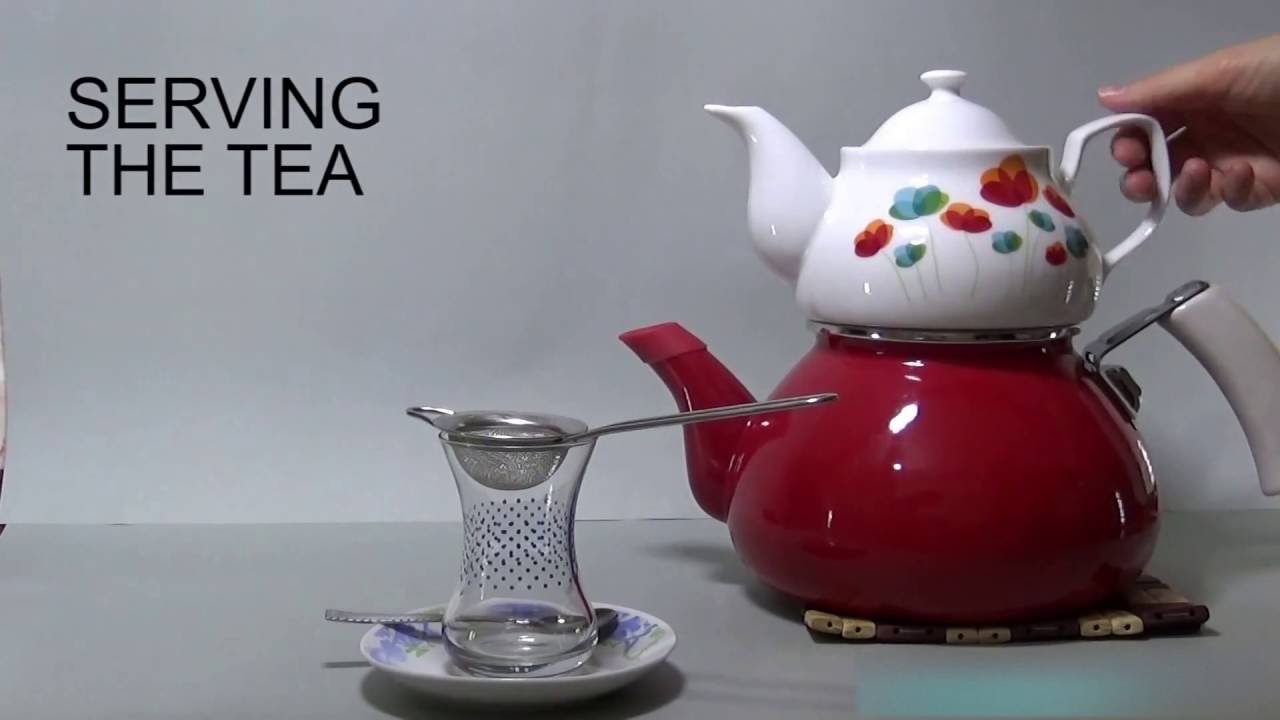 How to make Turkish black tea - YouTube