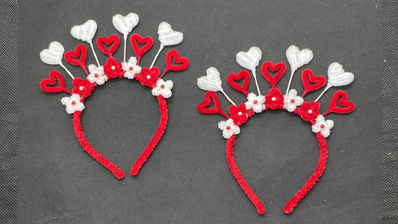 DIY | Cara Mudah Membuat Bando Merah Putih Dari  Kawat Bulu Untuk Hari Kemerdekaan