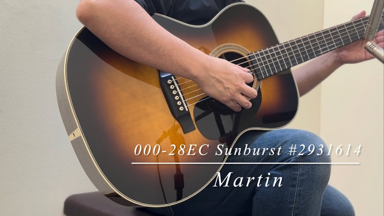 Martin 000-28EC Sunburst S/N:2931614 - YouTube