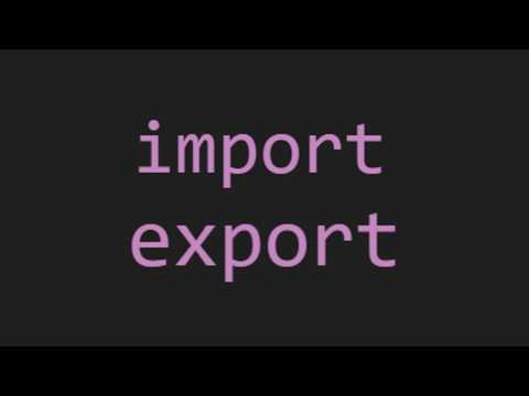 Import/Export In JS