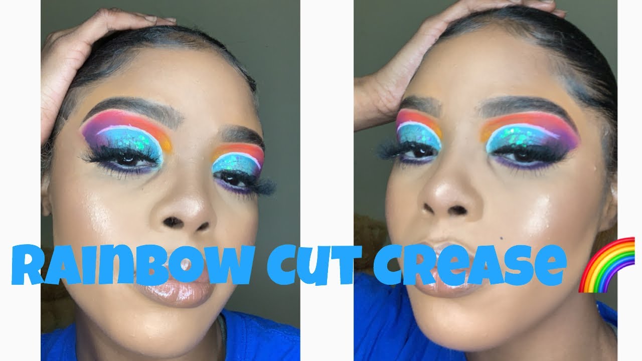 Rainbow Glitter Cut Crease 🌈 | Touched by Tyra