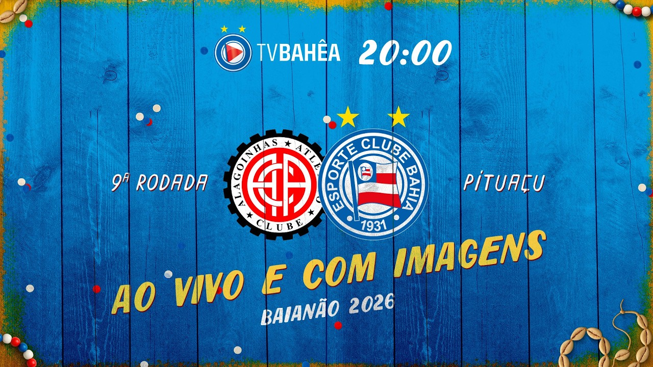 ATLÉTICO 2 x 4 BAHIA - AO VIVO E COM IMAGENS - BAIANÃO (21/02/26)