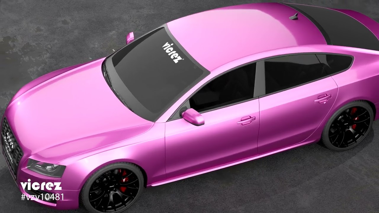 Vicrez Vinyl Car Wrap Film vzv10481 Metallic Gloss Pink