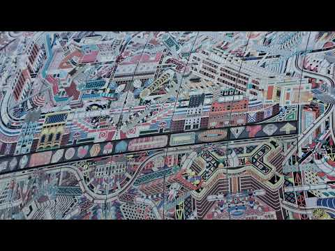 ABSTRACT GIANT ART WALL