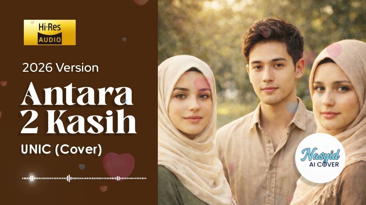 ANTARA 2 KASIH (VERSI 2026) - UNIC (COVER) | BY NASYID AI COVER