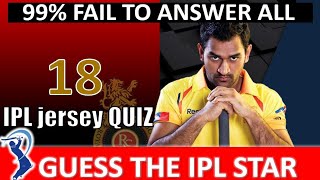GUESS THE IPL STAR BY HIS JERSEY NUMBER || Best IPL Jersey Quiz You'll Ever Take Resimi