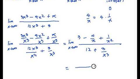 Calculus 1.45 Limits at Infinity Sample Problem 3