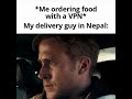 ordering food with a vpn be like image