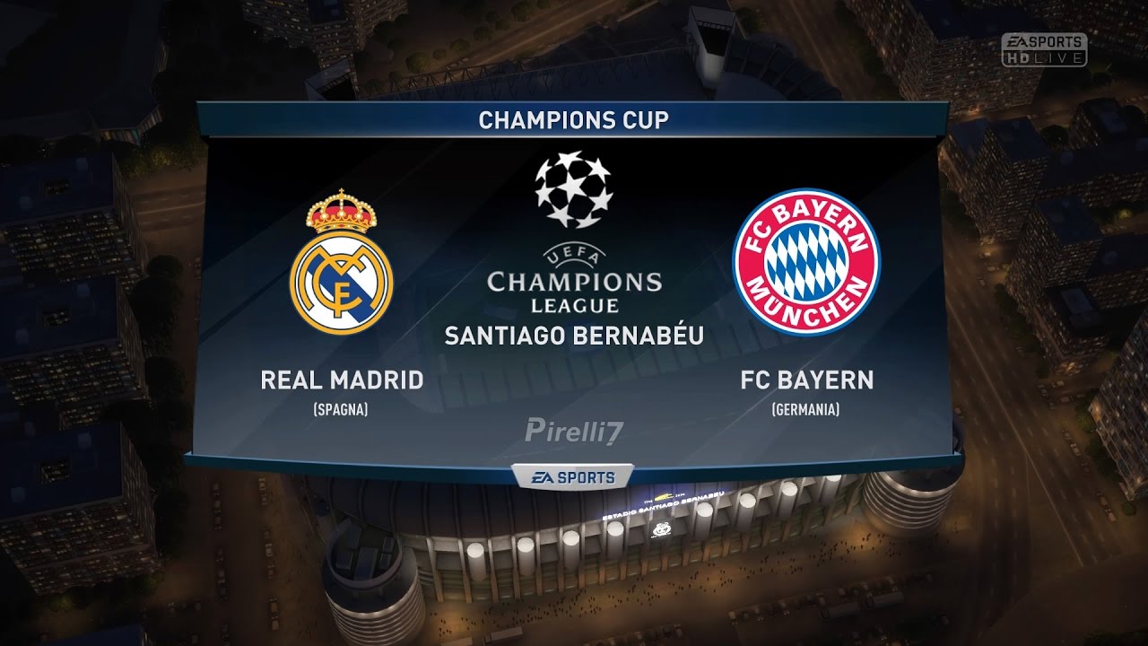 Real Madrid FC vs FC Bayern Munich |Champions League 18/04/2017| FIFA 17 Predicts - by Pirelli7