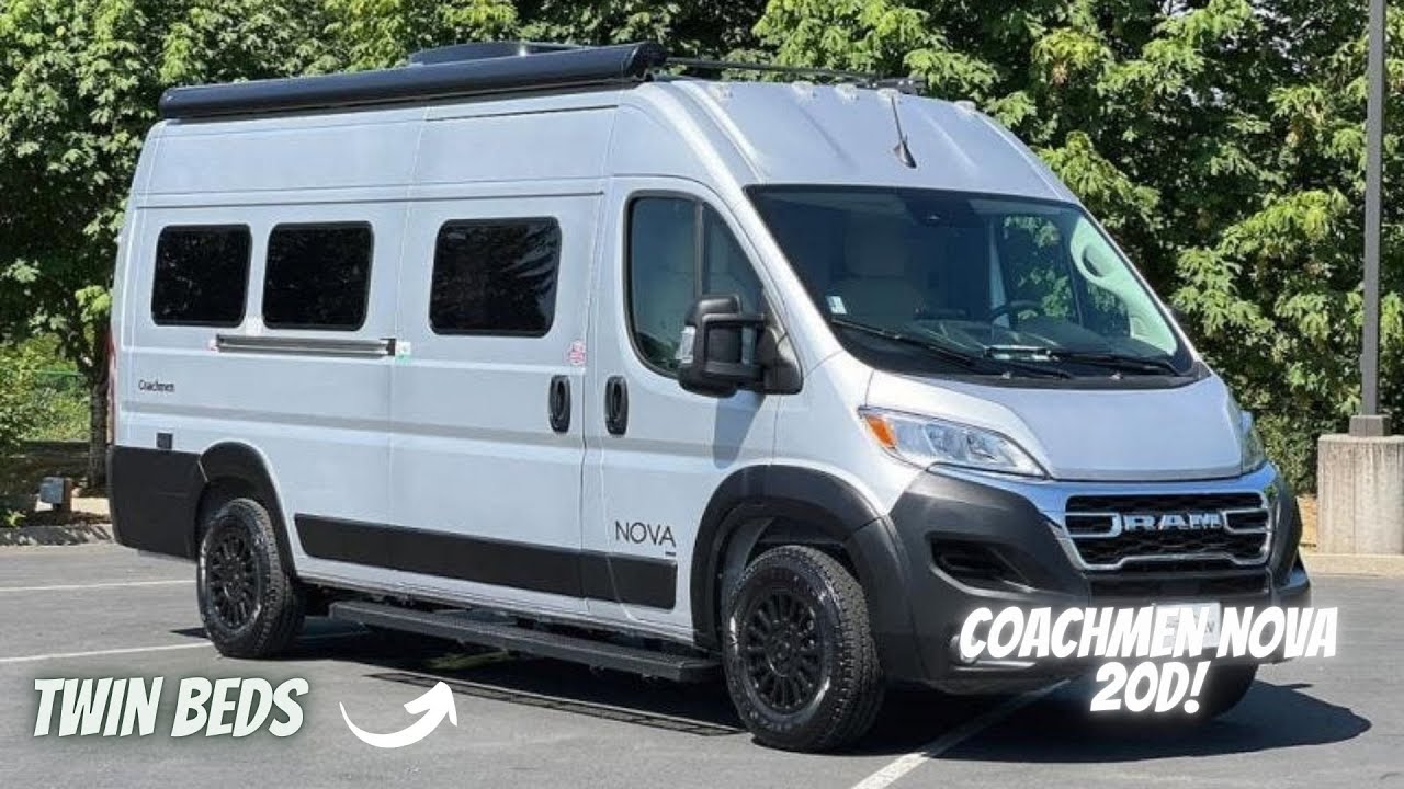 The Best Twin Bed Class B! Coachmen Nova 20D - YouTube