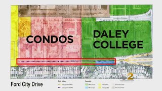 Ford City Drive Riddled With Massive Potholes
