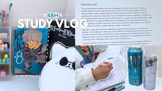 48H study vlog‧₊˚📖 long study sessions, exam prep, productive days₊˚