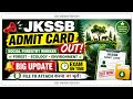 JKSSB Admit Card Out 2026 | Social Forestry Worker Exam Date Confirmed | Big Update!