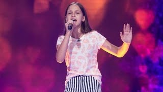 Oliwia Gręzak - „Nie wiesz mi, ale ufaj mi” Przesłuchania w ciemno - The Voice Kids Poland 5