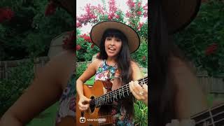 I learned this song from a lovely gal on YouTube, “Trish’s Folk.” It’s called “All Around My Hat.”