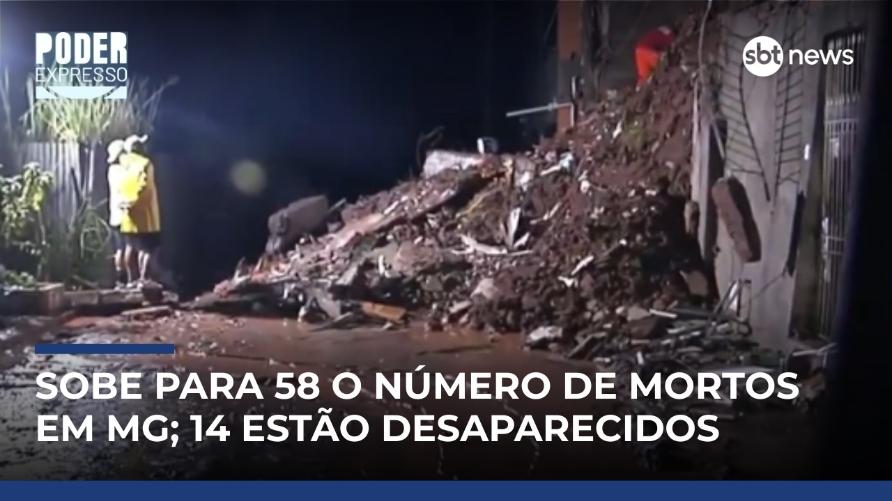 Chega a 58 o número de mortos pela chuva na Zona da Mata mineira | #PoderExpresso