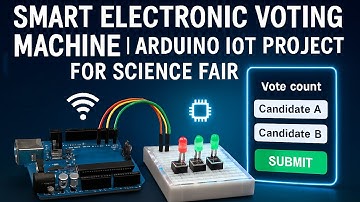 Smart Electronic Voting Machine using Arduino | Automatic Voting System Project | IoT Based EVM