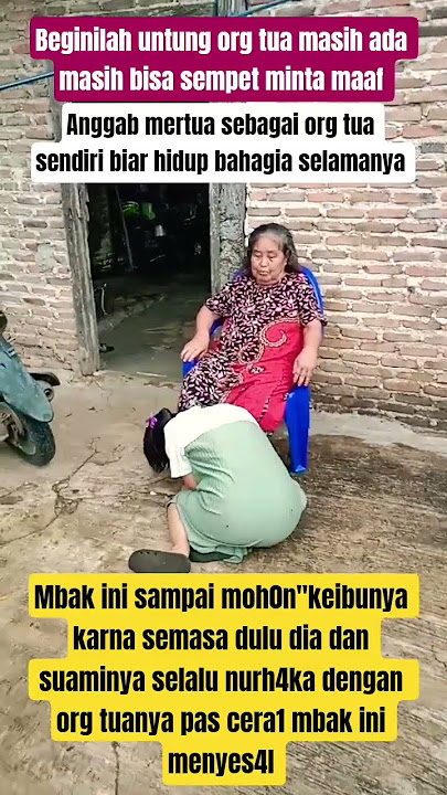 This lady even begged her mother because in the past she and her husband were always rude to thei...