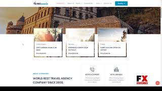 Yatriiworld  Travel and Tours Booking Elementor Template Kit vacation flight