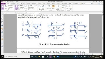 Open Conductors Faults +Unsymmetrical Faults Examples