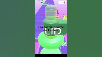 trying coffee stack for first time 😯#coffestack #coffee #meme #like #shorts