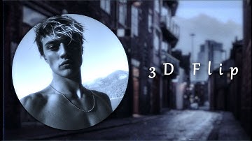 3D flip tutorial | after effects