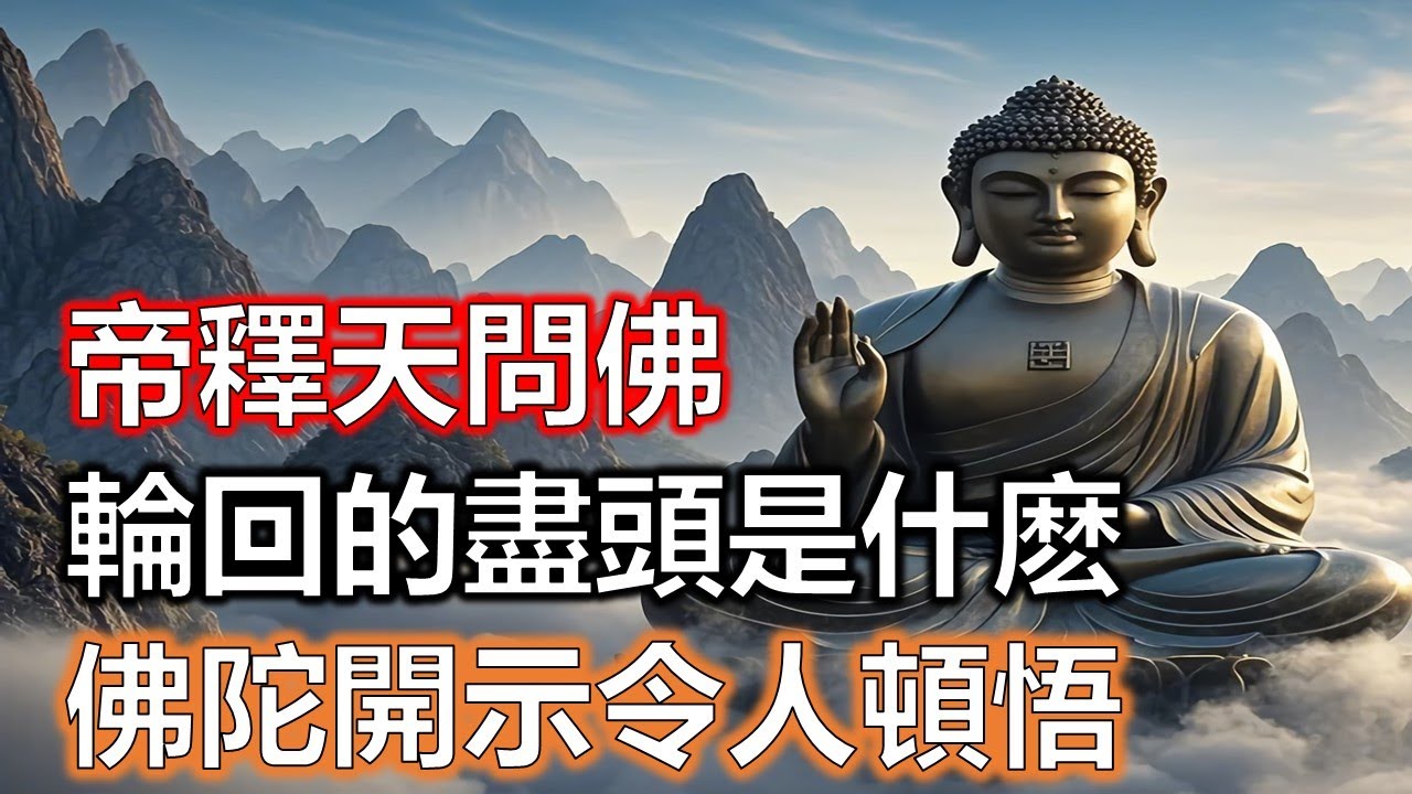 帝釋天三問釋迦牟尼：輪回的盡頭是什麽？佛陀的開示令所有人頓悟！