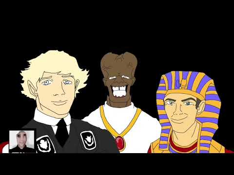 (ANIMATION) Logan Paul KSI and White Egyptian Pharaoh- Hyperborea Agartha Edit meme