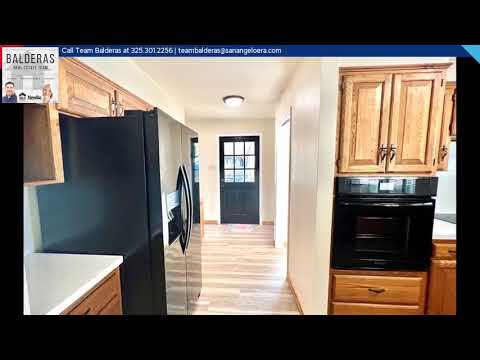 20084 Toenail Trail, Christoval, TX home video tour