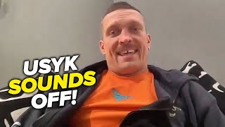 Oleksandr Usyk - Fury Does NOTHING BETTER than me but TALK!