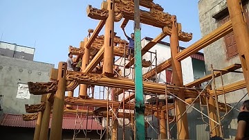 Lễ khởi dưng và cất nóc Nhà hậu đường!